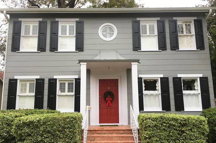 Exterior painting complete