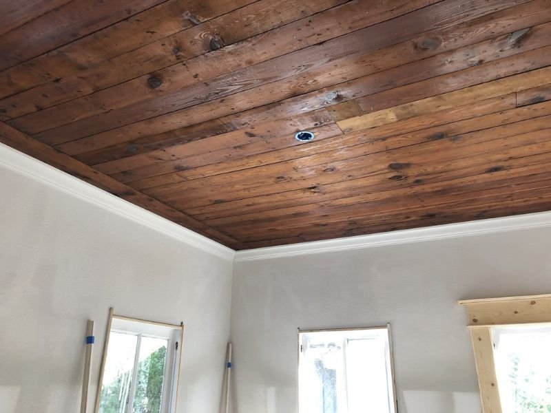 Wood board installation