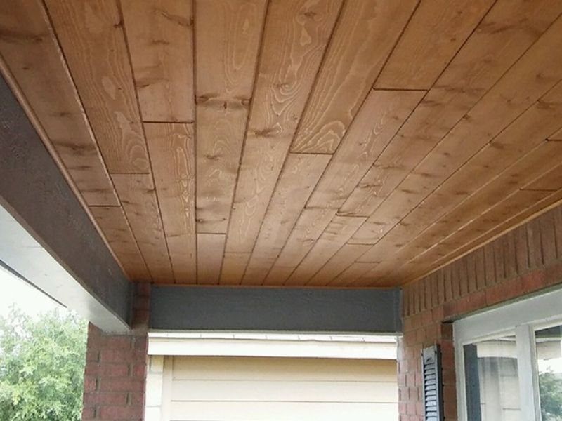 carpentry dark wood