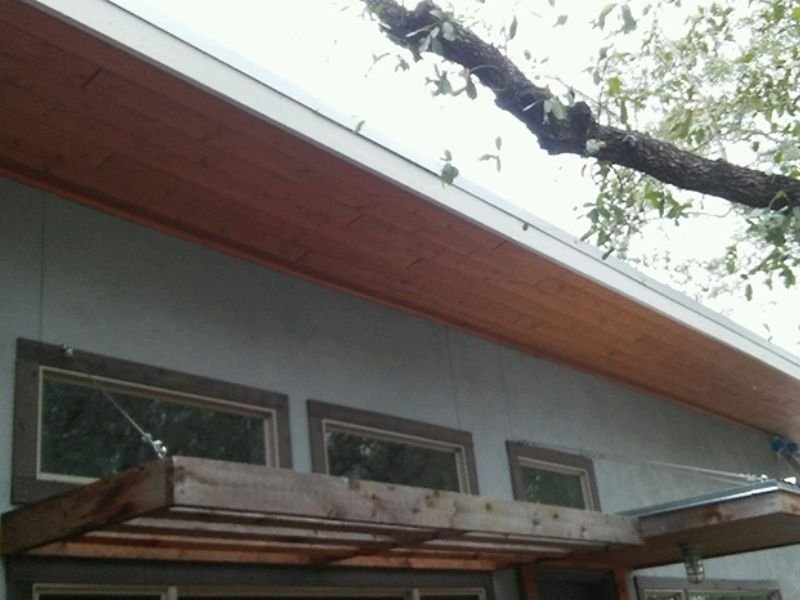 carpentry roof after