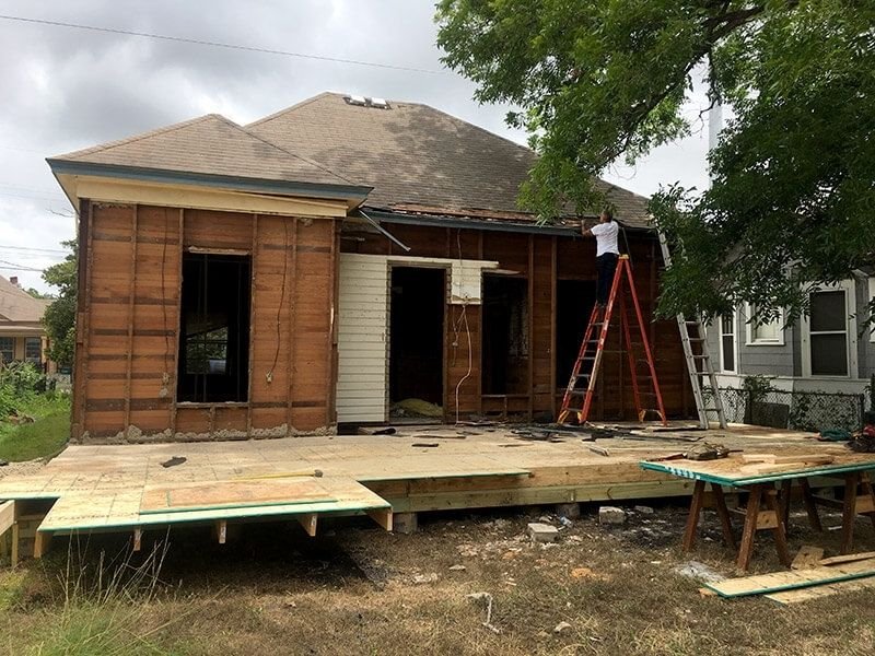 exterio home renovation process