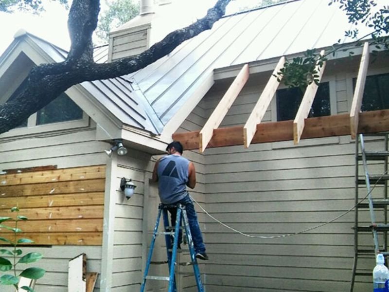 exterior carpentry work