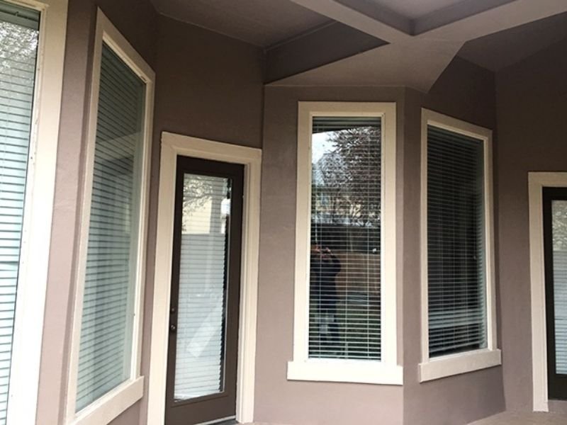 exterior grey with windows