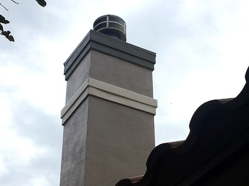 exterior painting chimney