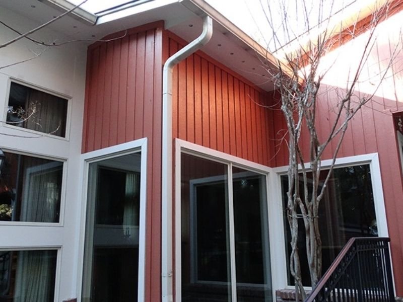exterior painting red-1