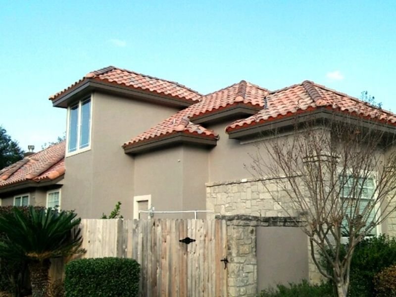 exterior painting tiled house front
