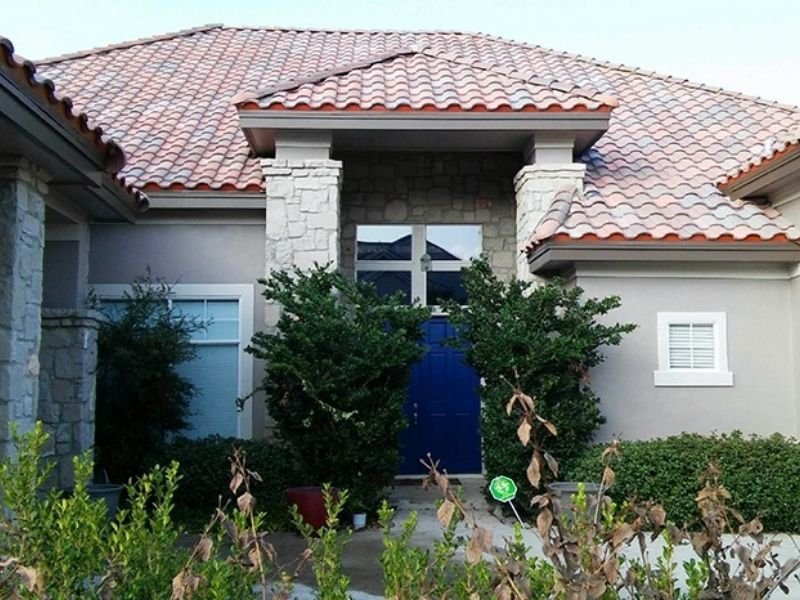 exterior painting tiled house