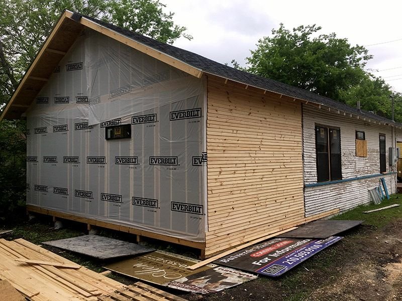 home remodeling siding and insulation installation