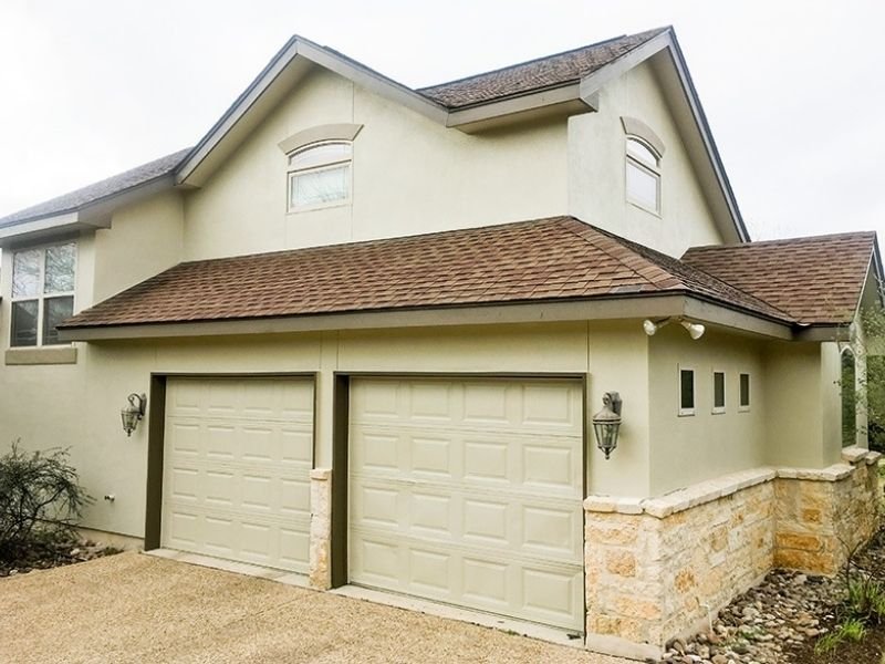 painted housegray with yellow accents