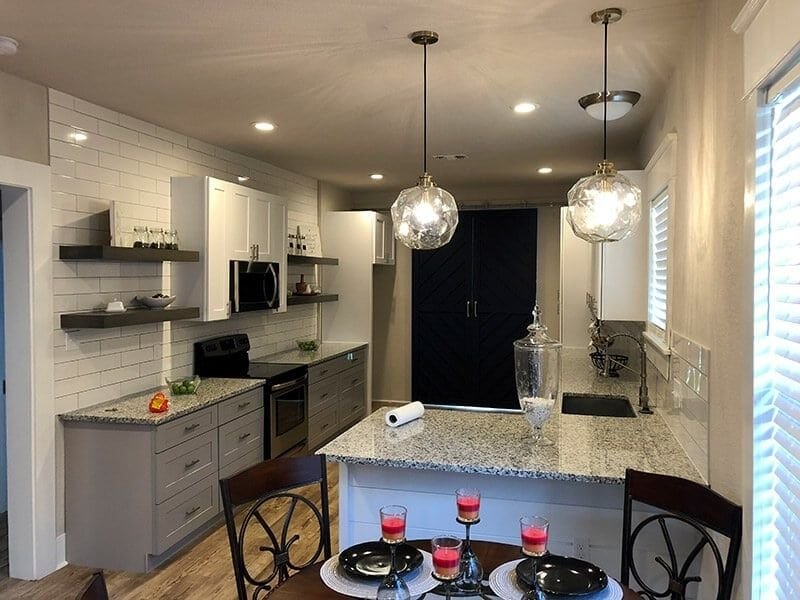 renovated modern kitchen