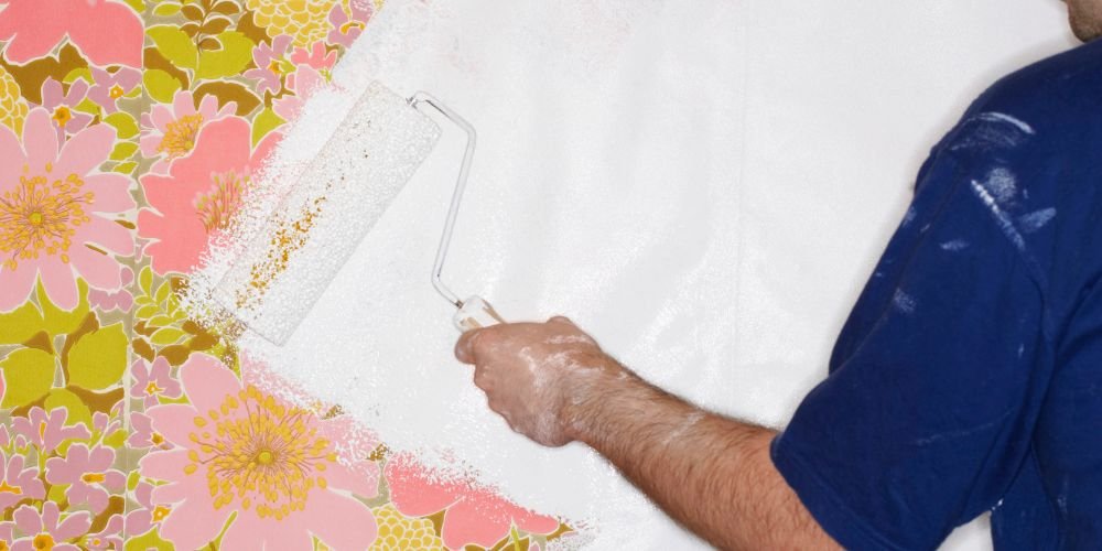 Consider Painting Over Wallpaper