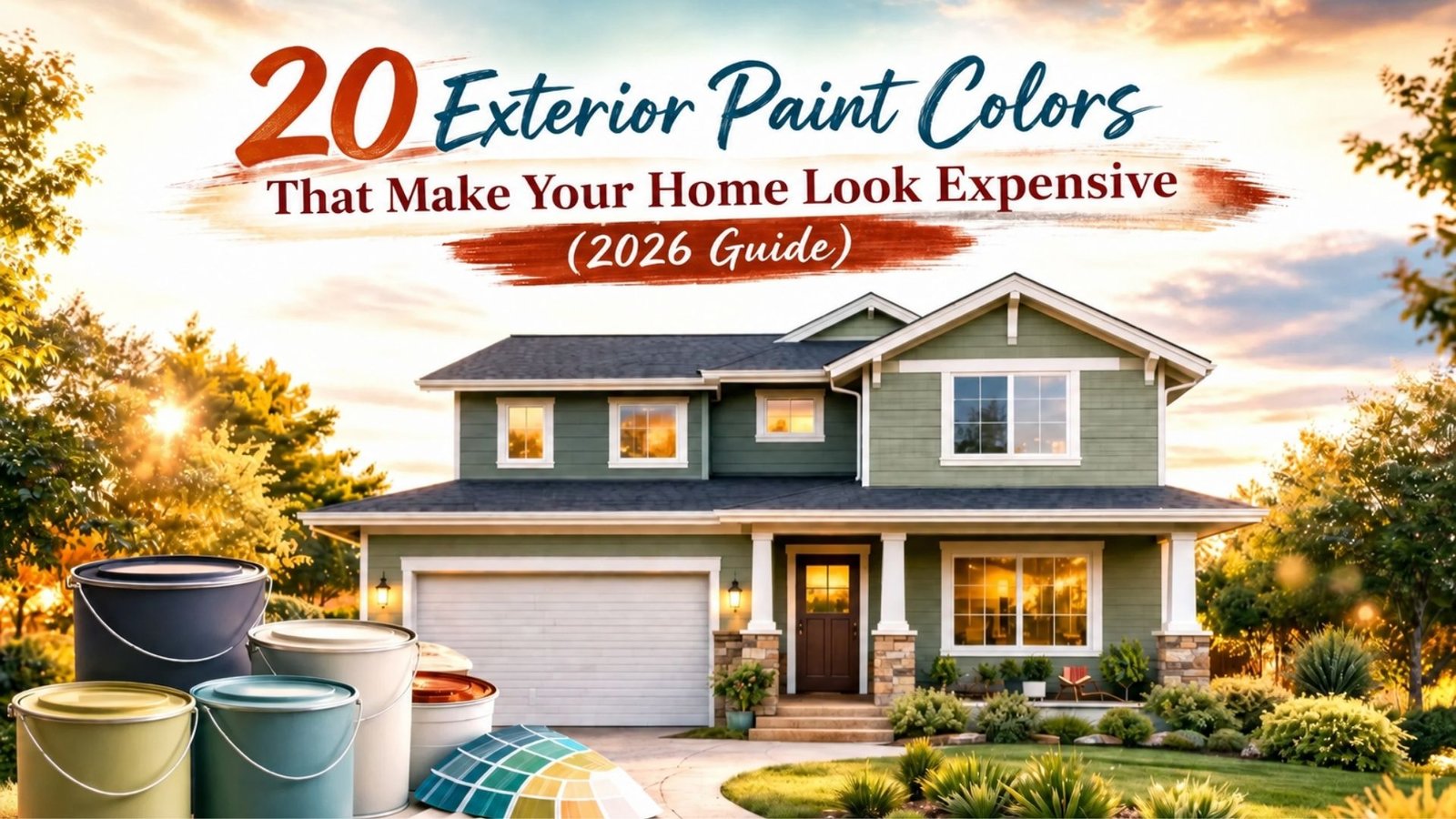 20 Exterior Paint Colors That Make Your Home Look Expensive in 2026