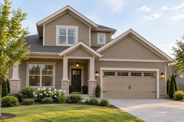Classic Taupe Exterior Paint