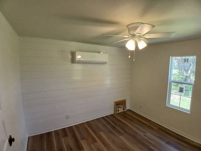 Living room accent wall