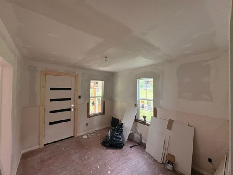 Living room drywall