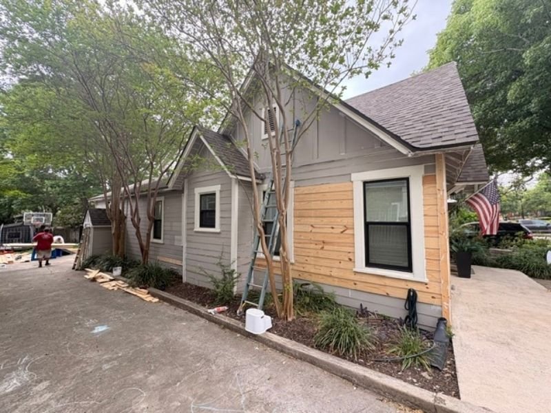 Siding Replacement In Progress